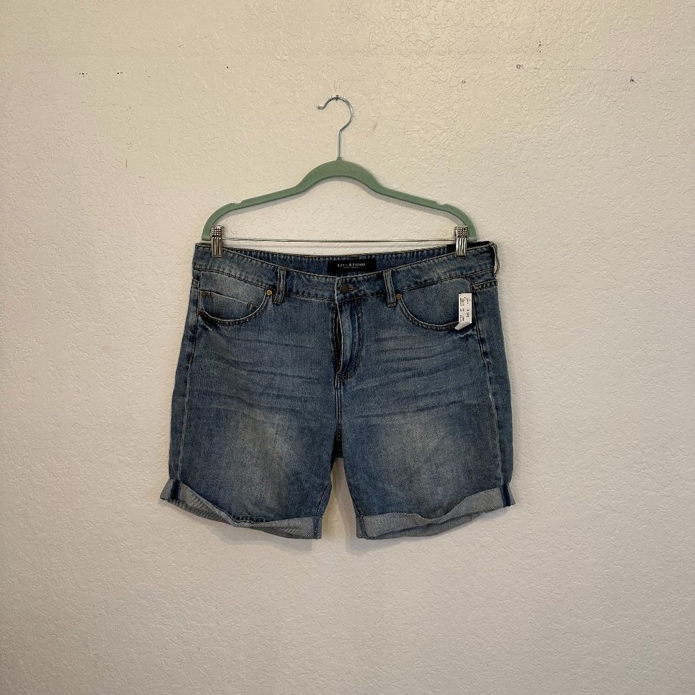 Liverpool Denim Shorts Size 12 NWT